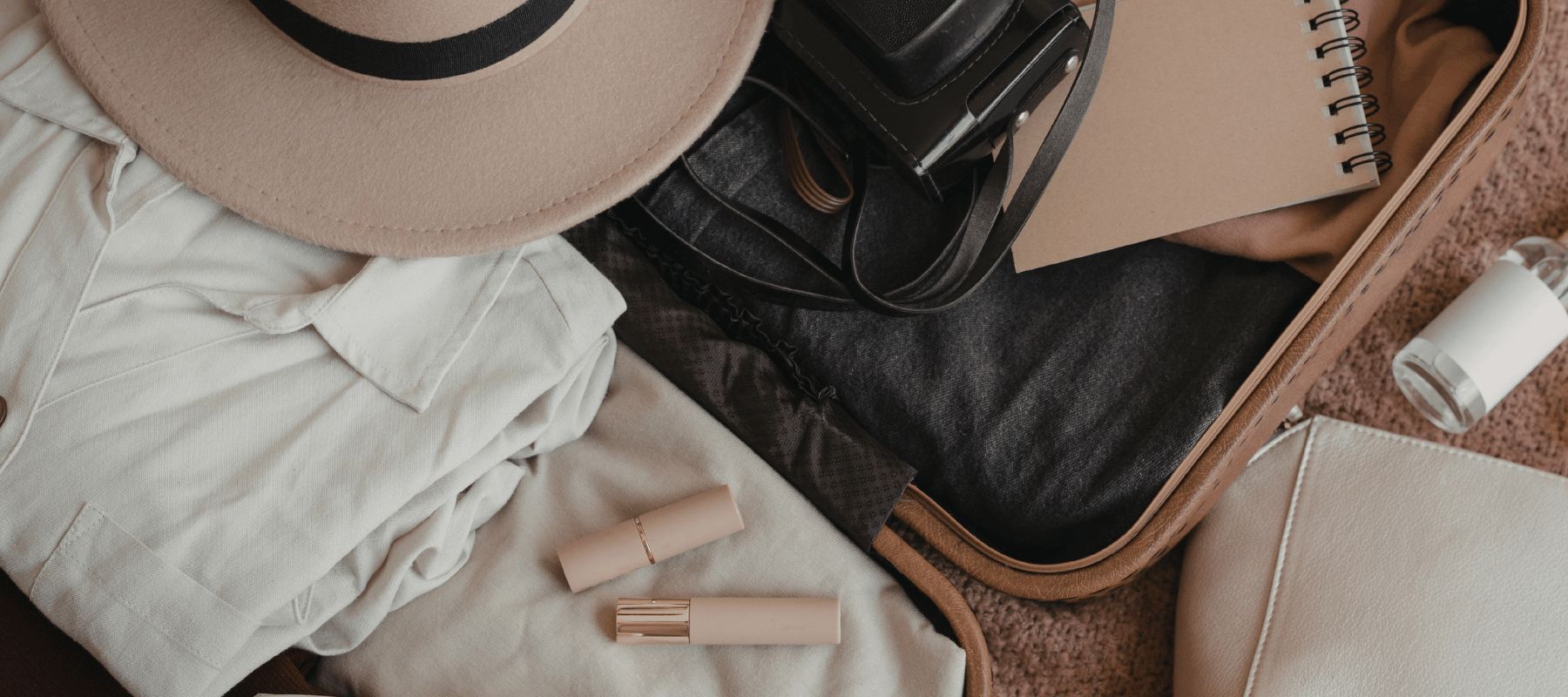 Escapadas en Semana Santa. Piel cuidada, maleta ligera